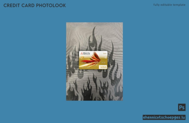 Oman Bank Muscat Bank Visa Gold Card Fotoansicht Beispielvorschau